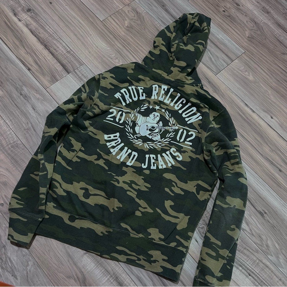 True Religion Camo Mens Hoodie.